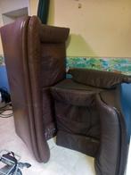 Bruine lederen zetels, Enlèvement, Utilisé, Cuir
