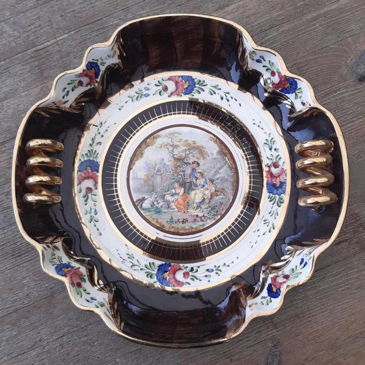 Plat / Assiette H. Bequet, Quaregnon (Made in Belgium), Antiek en Kunst, Antiek | Wandborden en Tegels, Ophalen of Verzenden