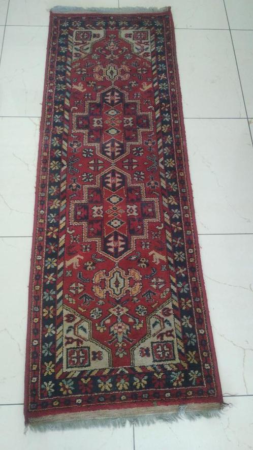 Lahore rode loper tapijt 67x200, wegens overlijden, Huis en Inrichting, Stoffering | Tapijten en Vloerkleden, Gebruikt, 50 tot 100 cm