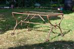 gietijzeren franse tuintafel onderstel antiek, Tuin en Terras, Tuintafels, Ophalen, Zo goed als nieuw, Rechthoekig, Overige materialen