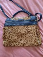 Handtas Leopard Twin-Set, Handtassen en Accessoires, Tassen | Damestassen, Ophalen, Gebruikt, Bruin, Handtas