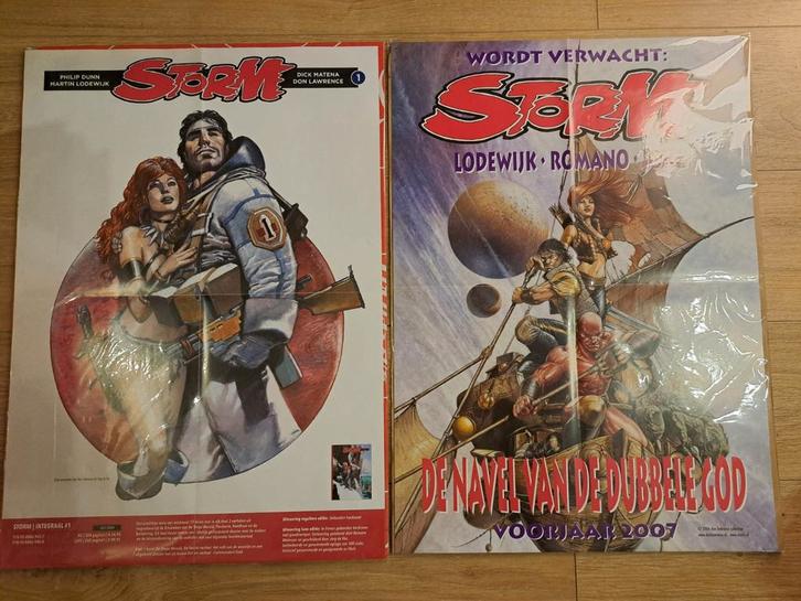 Posters Storm,martin lodewijk/romano molenaar/jorg de vos, Collections, Personnages de BD, Enlèvement ou Envoi