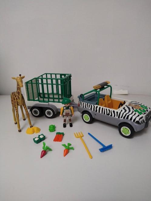 Playmobil Dierentransport met aanhanger - 4855, Enfants & Bébés, Jouets | Playmobil, Utilisé, Ensemble complet, Enlèvement ou Envoi