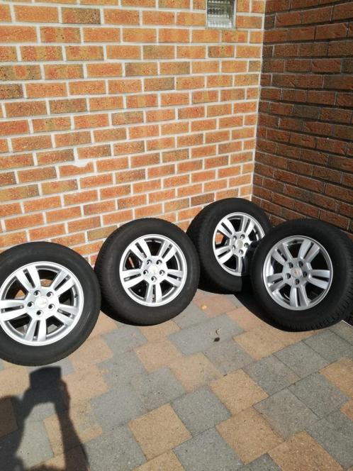 Alu-velgen + winterbanden voor Chevrolet Aveo, Auto-onderdelen, Banden en Velgen, Velg(en), Winterbanden, 15 inch, 195 mm, Personenwagen