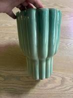 Mooie blauwe bloempot, Tuin en Terras, Bloempotten, Ophalen, Zo goed als nieuw, Minder dan 40 cm