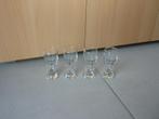 Set van 4 glazen likeurglazen shotglaasjes Crema & caffe, Ophalen of Verzenden