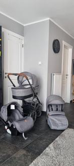 Cangaroo Icon Grey 3-in-1 Kinderwagen incl. Autostoel Eigens, Nieuw, Verstelbare rugleuning, Ophalen of Verzenden