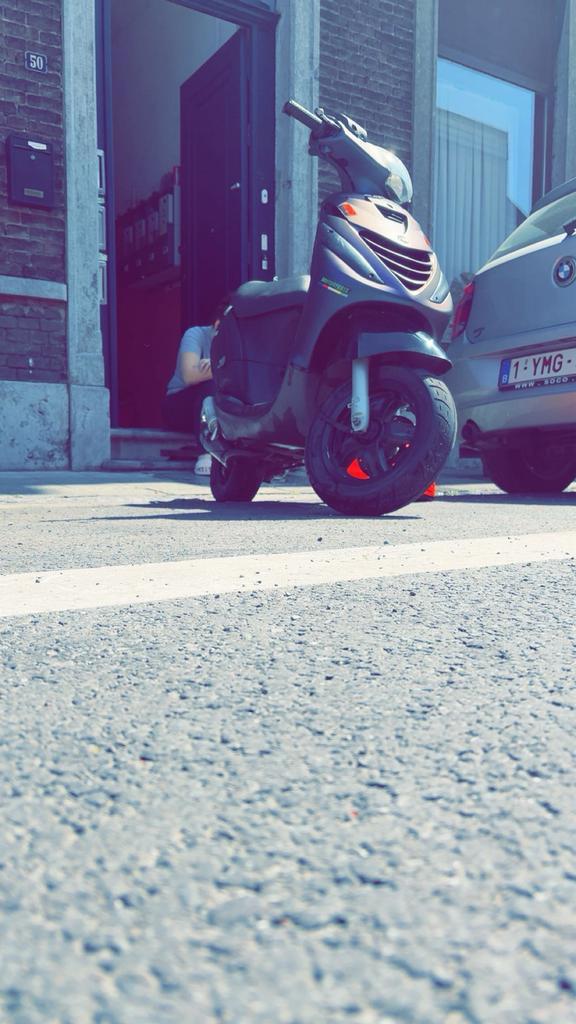 Zip 2, Fietsen en Brommers, Scooters | Piaggio, Gebruikt, Zip, Klasse A (25 km/u), Tweetakt, Ophalen