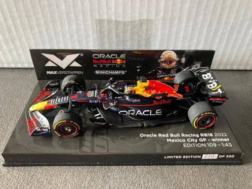 Max Verstappen 1:43 editie 109 Winner Mexico City GP 2022, Verzamelen, Automerken, Motoren en Formule 1, Nieuw, Formule 1, Ophalen of Verzenden