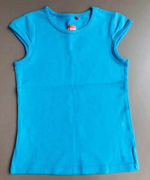 Blauw t-shirt Fred & Ginger 128, Kinderen en Baby's, Kinderkleding | Maat 128, Zo goed als nieuw, Meisje, Shirt of Longsleeve