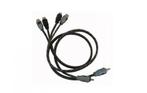 Tulp verdeel kabel 4 keer in en 2 x uit, Ophalen of Verzenden, Nieuw