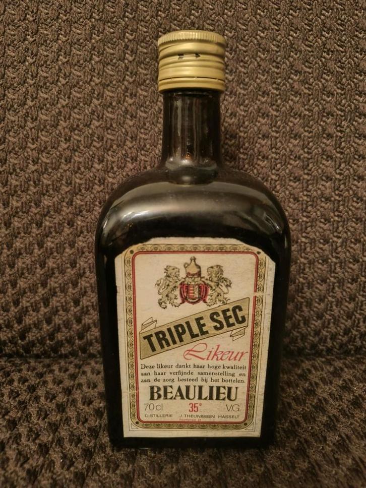 Vintage Beaulieu Triple Sec likeur, Antiek en Kunst, Antiek | Glaswerk en Kristal, Ophalen of Verzenden