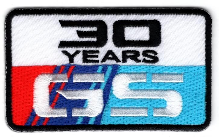 BMW 30 year GS stoffen opstrijk patch embleem #21, Motoren, Accessoires | Stickers, Verzenden