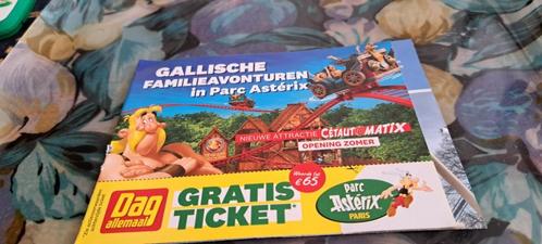 Ticket Parc Asterix, Tickets en Kaartjes, Recreatie | Pretparken en Attractieparken, Eén persoon, Ticket of Toegangskaart
