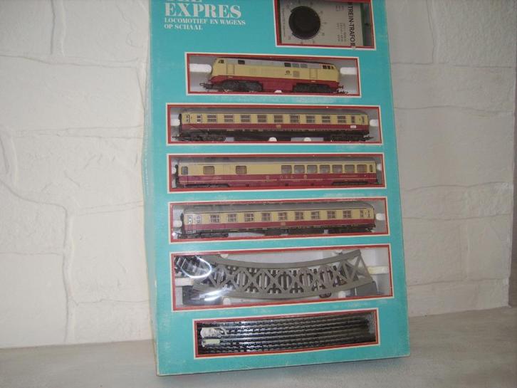 LIMA / HEMA TEE STARTERSSET DB 3545, Hobby en Vrije tijd, Modeltreinen | H0, Gebruikt, Treinset, Gelijkstroom, Lima, Analoog, Ophalen of Verzenden