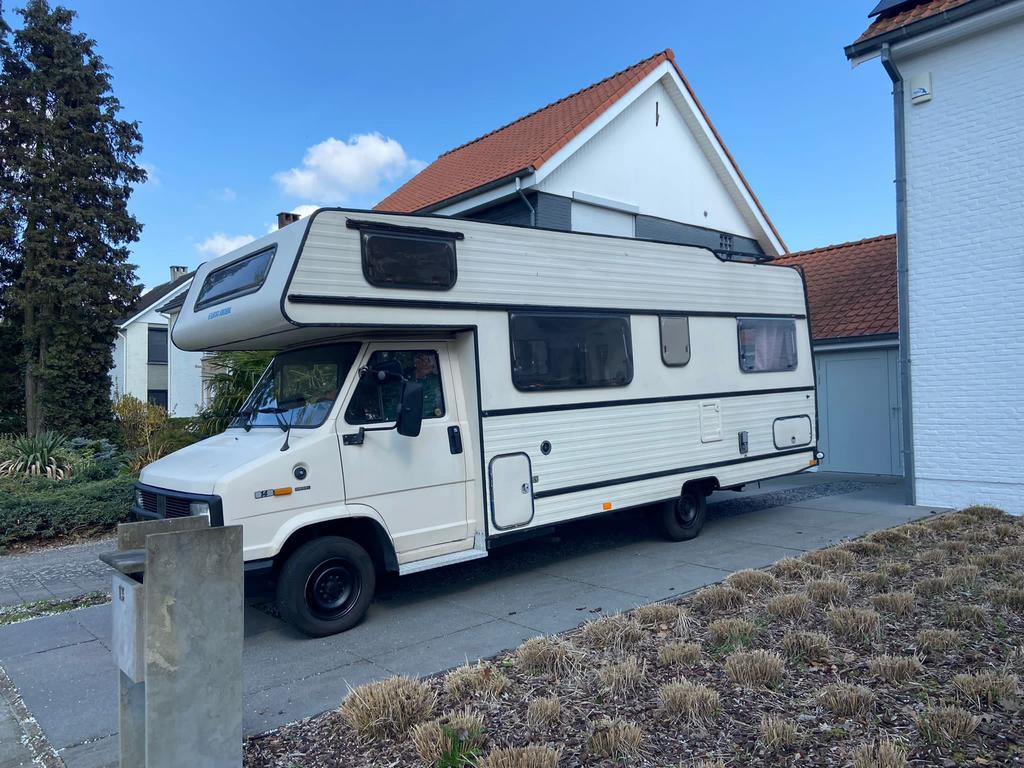 Fiat camper – ideaal hobby- of projectvoertuig, Caravanes & Camping, Camping-cars, Particulier, Fiat, Diesel, Enlèvement