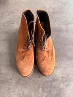 Bruin Suede Italiaanse herenbottinnes 43, Kleding | Heren, Schoenen, Ophalen, Zo goed als nieuw, Bruin