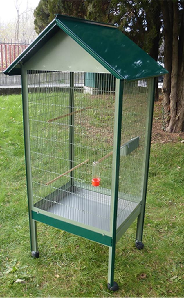 Voliere Carat, Dieren en Toebehoren, Vogels | Hokken en Kooien, Nieuw, Volière, Metaal, Ophalen