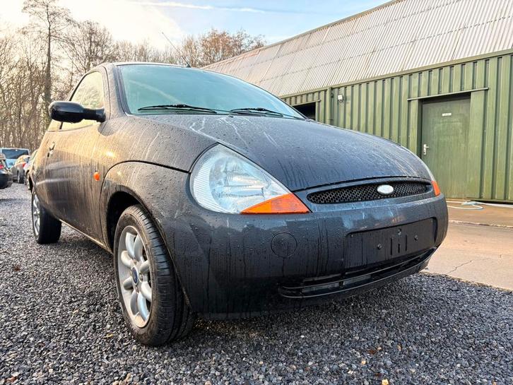 Ford Ka 70.000km!!!, Auto's, Ford, Bedrijf, Ka, Airconditioning, Benzine, Euro 4, Berline, 3 deurs, Handgeschakeld, Zwart, Zwart
