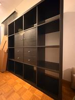 Ikea kallax zwart, 25 à 50 cm, Avec tablette(s), Comme neuf, 100 à 150 cm