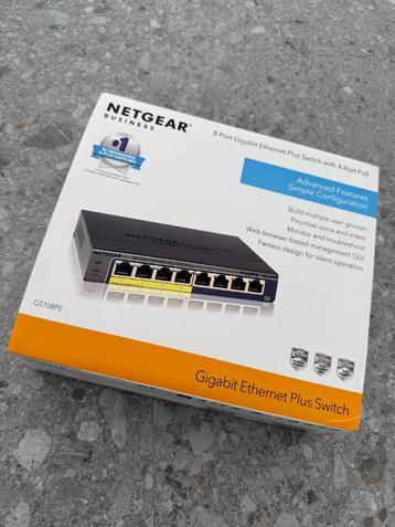Netgear Business Switch (8 poorten, waarvan 4 PoE) beschikbaar voor biedingen