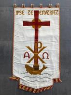 Vaandel uit kapel klooster (100 op 56 cm), Ophalen of Verzenden