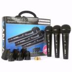 Microfoon set 3 stuks in koffer 450-T, Musique & Instruments, Autres types, Enlèvement ou Envoi, Neuf