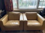 2 LEDEREN TOPFORMZETELS NATUZZI, Ophalen, Gebruikt, Leer, Modern