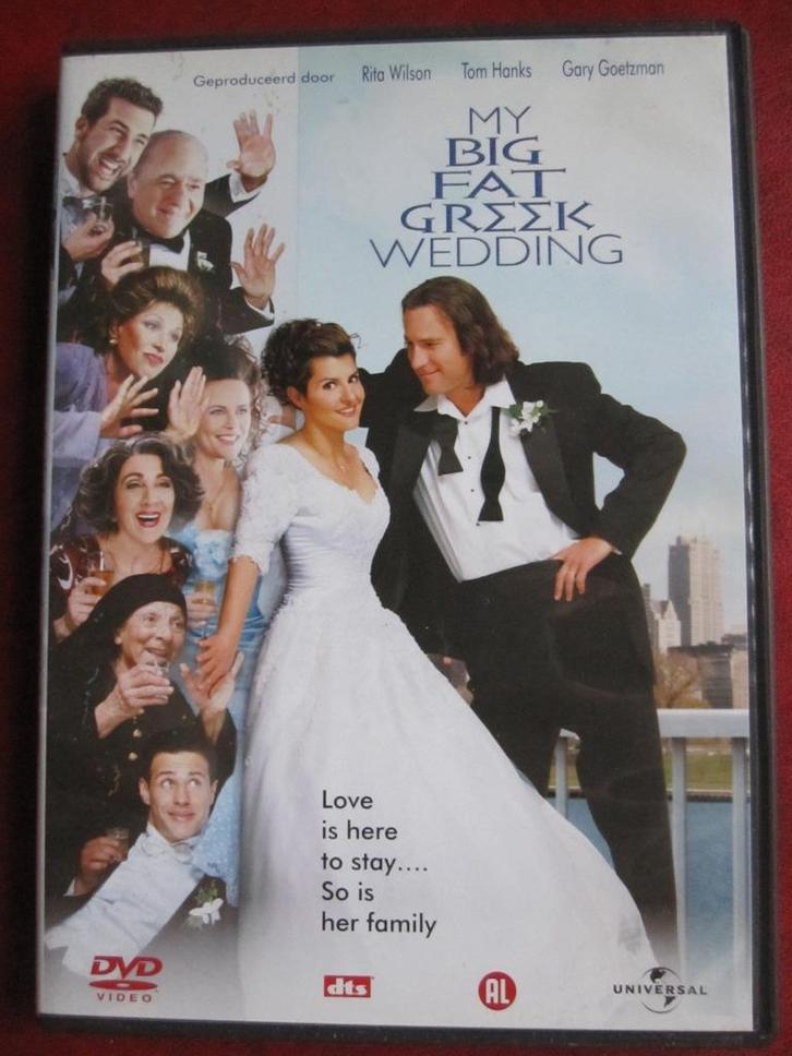 My Big Fat Greek Wedding (2002), Cd's en Dvd's, Dvd's | Komedie, Zo goed als nieuw, Romantische komedie, Alle leeftijden, Ophalen of Verzenden
