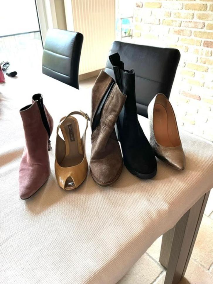 Lot van 5 paar hakken diverse merken maat 38, Kleding | Dames, Schoenen, Ophalen of Verzenden
