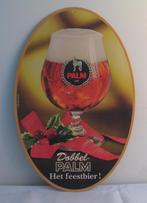 RECLAMEBORD  DOBBEL  PALM  ( 131 ), Verzamelen, Ophalen, Gebruikt, Reclamebord, Plaat of Schild, Palm