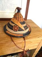 Folk Art Burkina Faso, authentieke Saponé hoed. Handmade, Antiek en Kunst, Ophalen of Verzenden