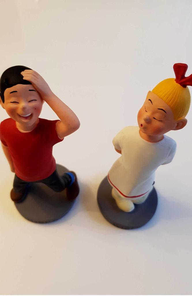 Suske lachend + Wiske fluitend (SW N° 100 + 101) uit 2007, Verzamelen, Stripfiguren, Nieuw, Suske en Wiske, Ophalen of Verzenden