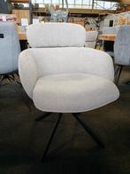 Draaibare stoel champagne/taupe (outlet), Enlèvement, Neuf, Tissus