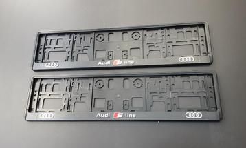 Audi , S-line , nummerplaat houder x2 beschikbaar voor biedingen