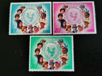 Philippines 1969 - Journée de l'enfance - UNICEF **, Enlèvement ou Envoi, Non oblitéré, Asie du Sud Est