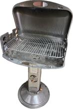 Inox bbq, Tuin en Terras, Houtskoolbarbecues, Ophalen, Zo goed als nieuw