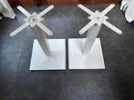 2x tafel onderstel, Huis en Inrichting, Tafelonderdelen, Ophalen, Tafelpoot, Minder dan 50 cm, Vierkant