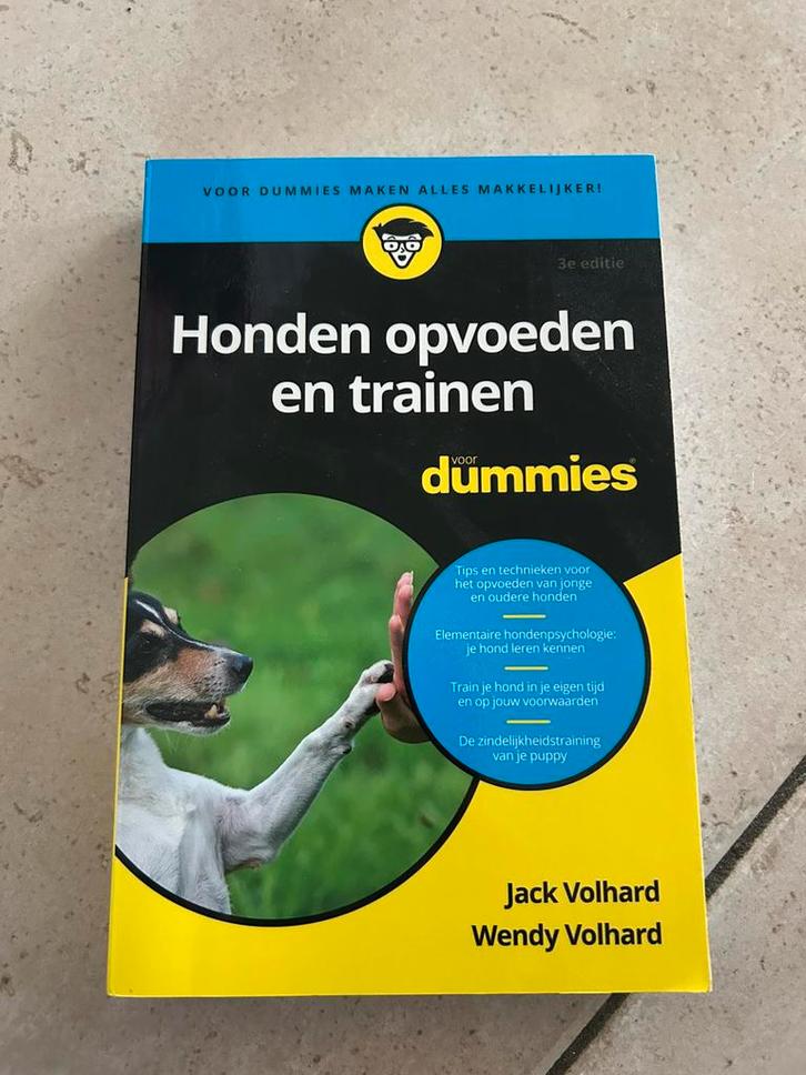 Honden opvoeden en trainen voor dummies, Boeken, Dieren en Huisdieren, Ophalen of Verzenden