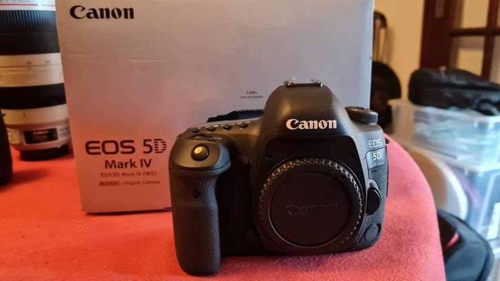 Canon EOS 5D Mk IV et Canon EOS 5D Mk II + objectifs Canon, TV, Hi-fi & Vidéo, Appareils photo numériques, Comme neuf, Reflex miroir