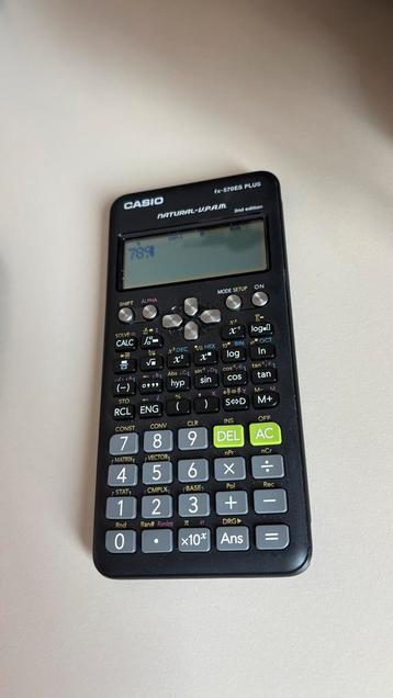 CASIO rekenmachine fx-570ES PLUS beschikbaar voor biedingen