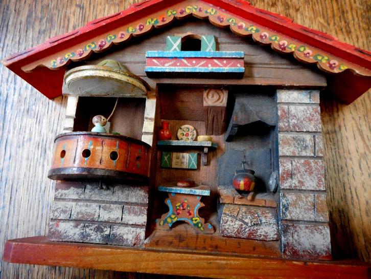 Chalet météorologique alpin – petit modèle décoratif, Antiquités & Art, Curiosités & Brocante, Enlèvement ou Envoi