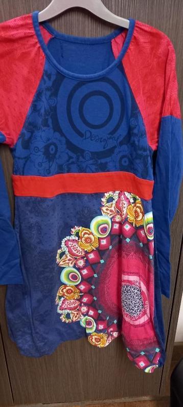 blauwe jurk Desigual maat 134 beschikbaar voor biedingen