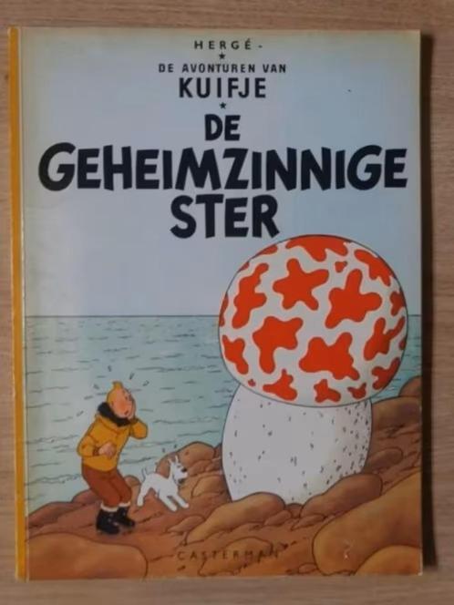 Lot van 4 strips Kuifje, Boeken, Stripverhalen, Gelezen, Meerdere stripboeken, Verzenden