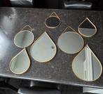 7 miroirs à formes et dimensions variables, Bijoux, Sacs & Beauté, Boutons de manchette, Enlèvement ou Envoi