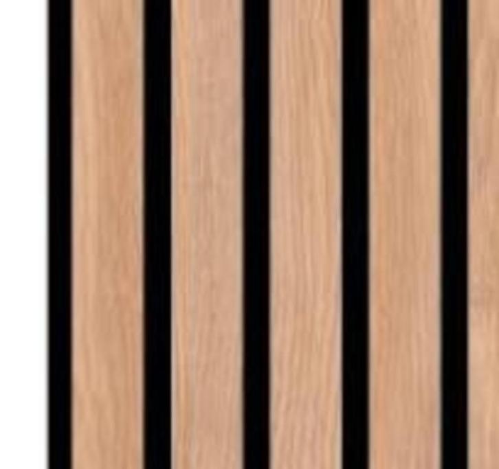 Overschot (3) akoustisch wandpanelen  met houtfineer, Doe-het-zelf en Bouw, Platen en Panelen, Nieuw, Ophalen