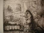 Fernando roi du Portugal, La Mort du Chat Murr Hoffmann 1864, Antiek en Kunst, Kunst | Etsen en Gravures, Ophalen of Verzenden