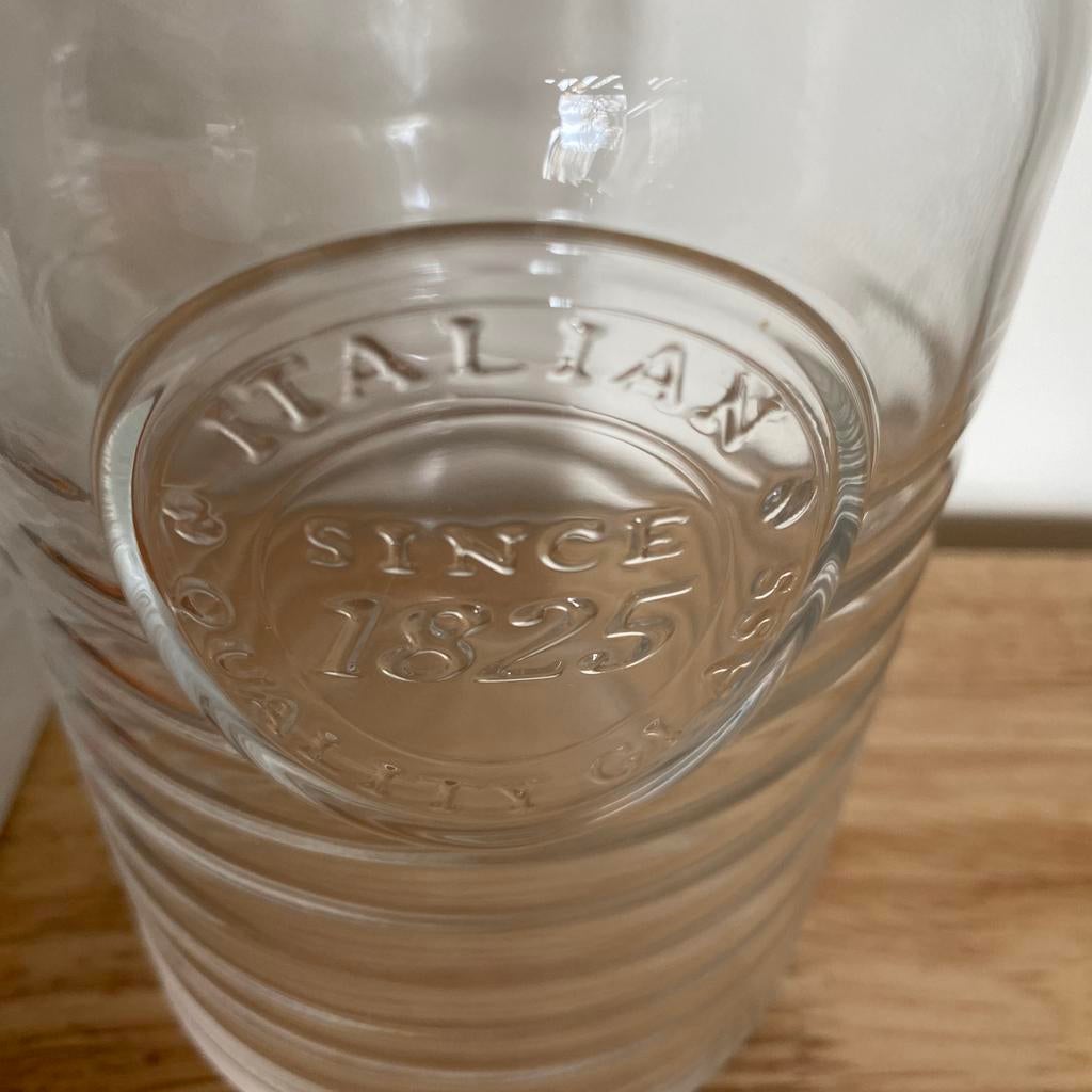 4 whiskeyglazen Bormioli Rocco, Verzamelen, Glas en Drinkglazen, Ophalen of Verzenden, Zo goed als nieuw