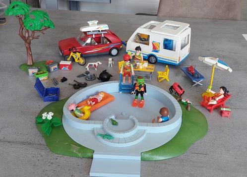 playmobil vrije tijd en reis, rescueheli, taxi, zwembad enz, Kinderen en Baby's, Speelgoed | Playmobil, Zo goed als nieuw, Complete set