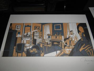 Ex-libris 21cm*14,5cm signé et n Miniac, Enlèvement ou Envoi